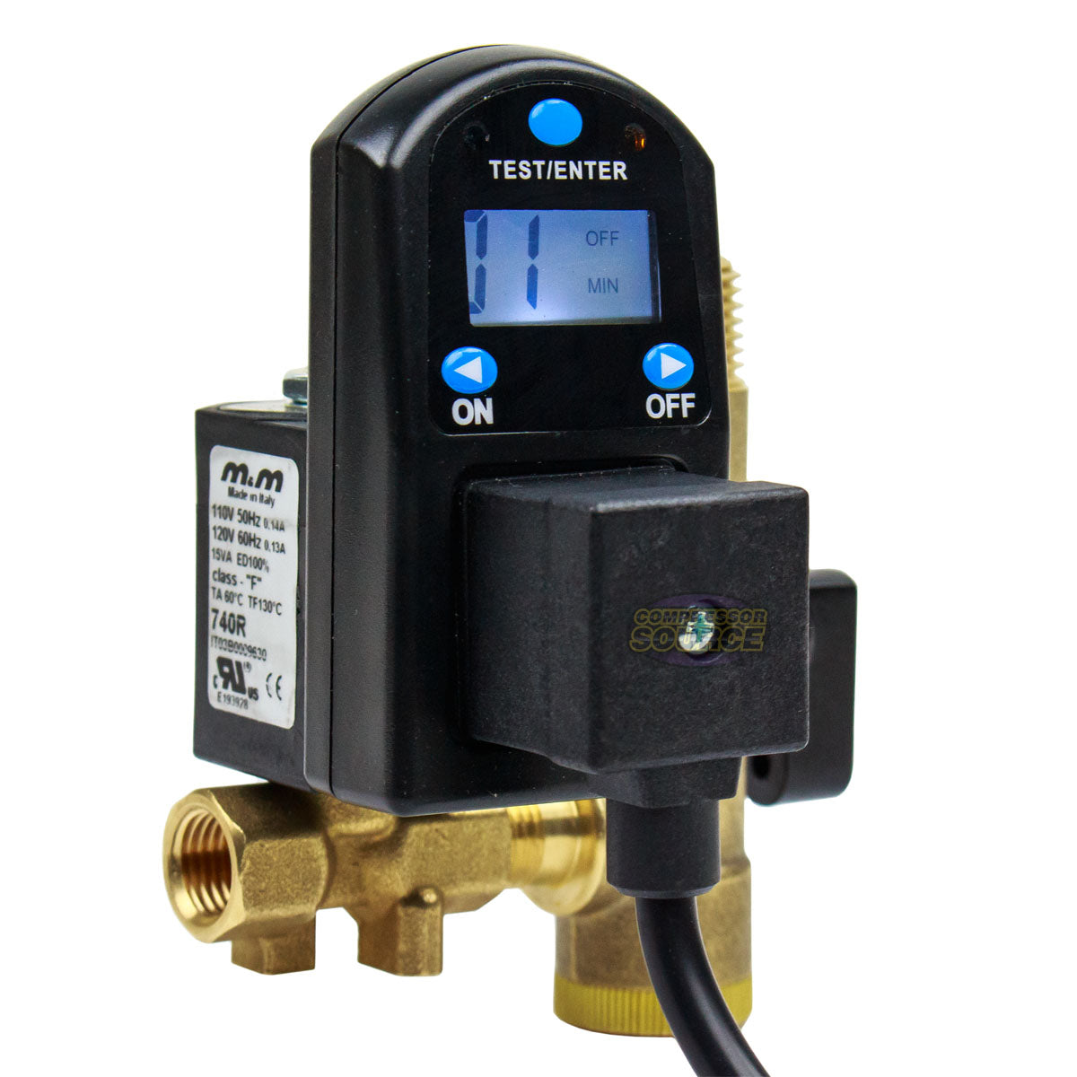 Compressor Electronics Digital Timer Tank Drain Electronic Valve Air Compressor Condensate 1 ...