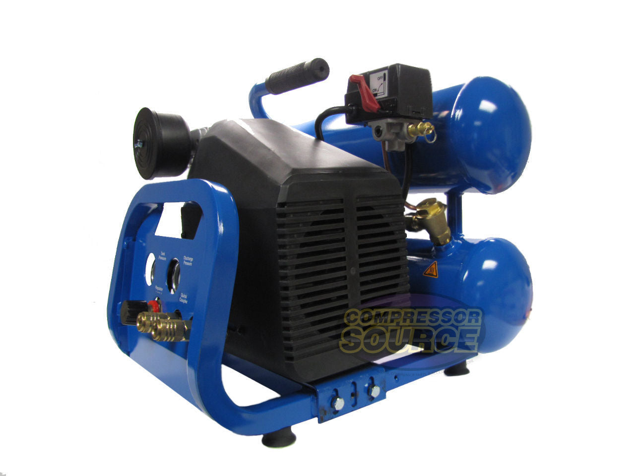 Puma 2 HP Contractor Series Twin Stack 4 Gallon Air Compressor DP-2022S