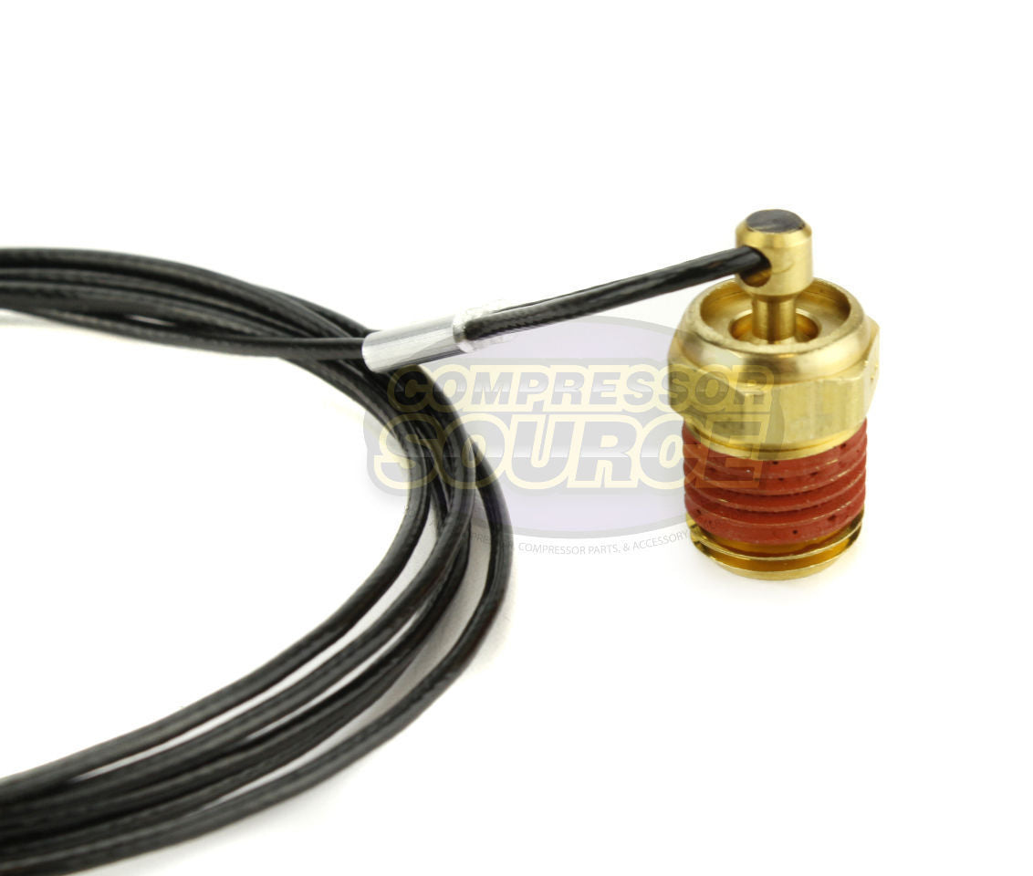 1/4" Air Compressor Tank Moisture Release Pull Style Drain