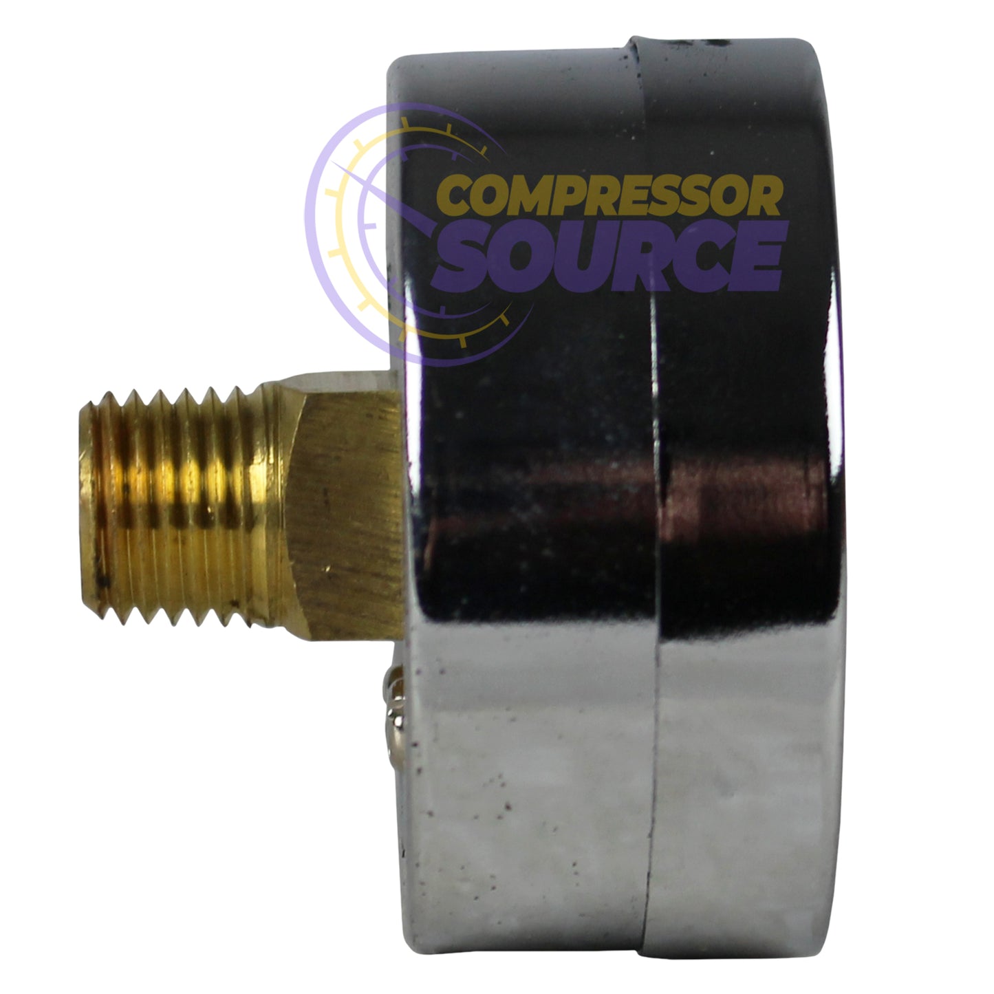 Air Compressor Pressure / Hydraulic Gauge 2" Face Back Mount 1/4" NPT 0-300 PSI