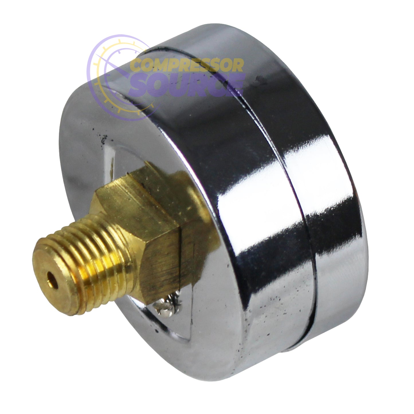 Air Compressor Pressure / Hydraulic Gauge 2" Face Back Mount 1/4" NPT 0-300 PSI