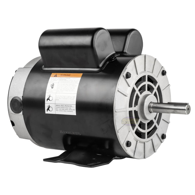 2 HP SPL Single Phase Electric Motor 3450 RPM 56 Frame 120/240V ODP EMZ 56S34D2M