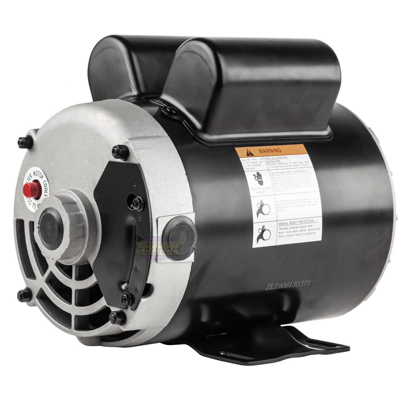 2 HP SPL Compressor Duty Electric Motor 3450 RPM 56 Frame 5/8" Shaft 120/240 V