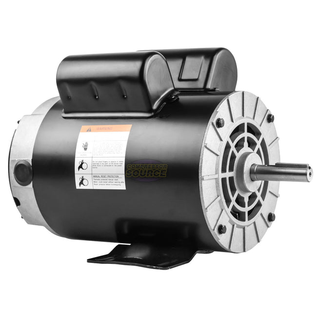 3 HP Single Phase Electric Motor 3450 RPM 56 Frame 230V ODP EMZ 56S34D3M
