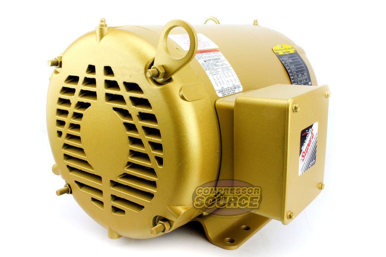 10 Hp 3 Ph Three Phase Electric Motor EM3313T Baldor 1770 RPM 215T Frame New