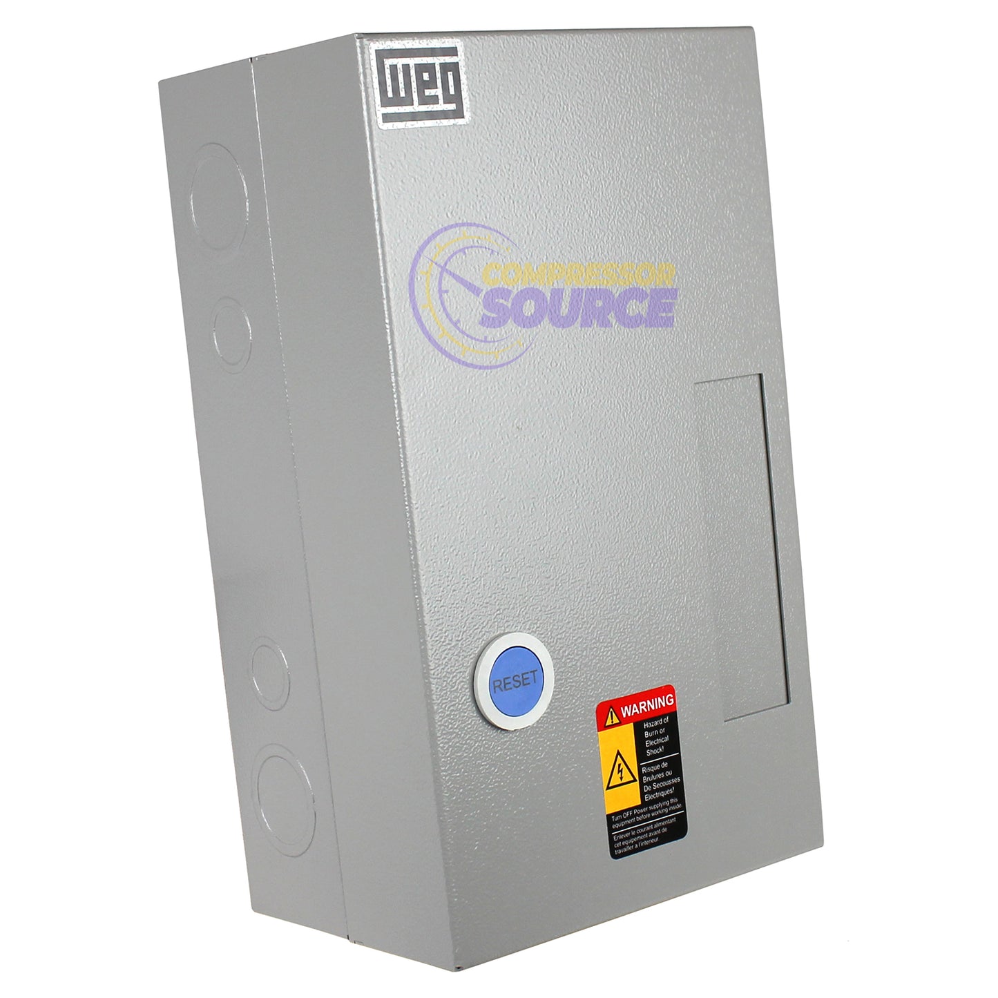WEG 10 HP 1 Phase Magnetic Starter NEMA 1 208-240V 32 - 50 Amp 
ESWS-B50V24E-RM71
