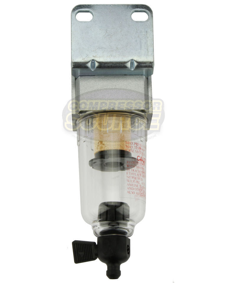 1/4" Compressed Air In Line Moisture / Water Filter Trap