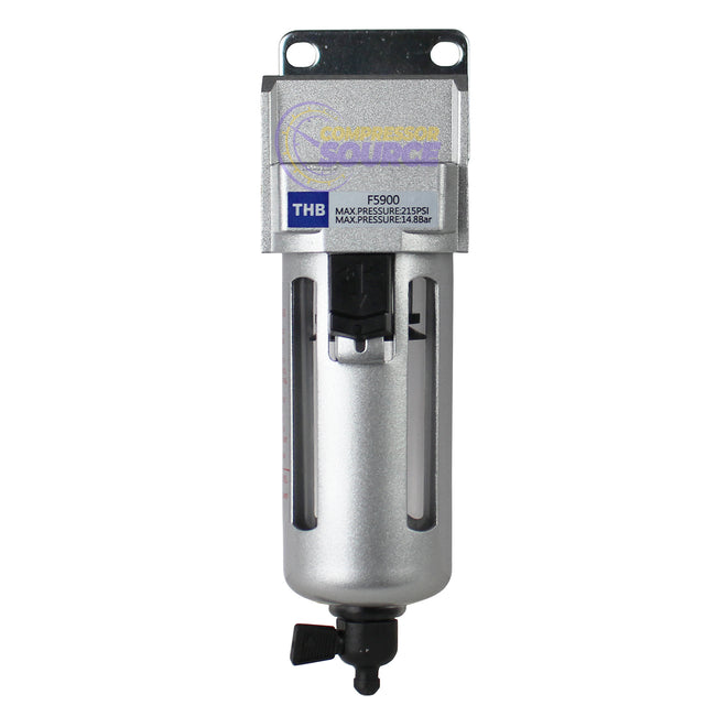 3/8" Compressed Air In Line Moisture / Water Filter Trap