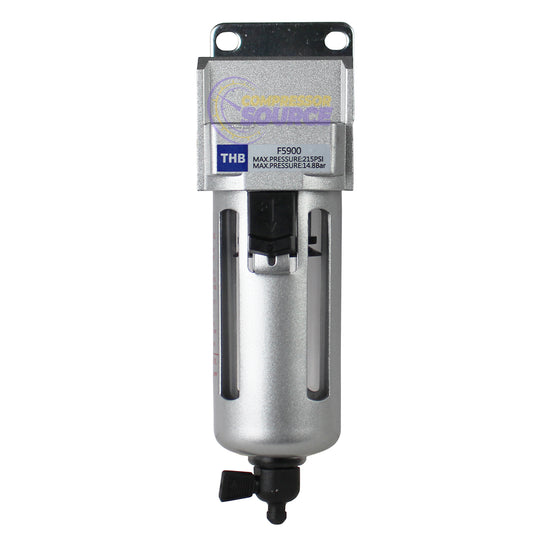 3/8" Compressed Air In Line Moisture / Water Filter Trap