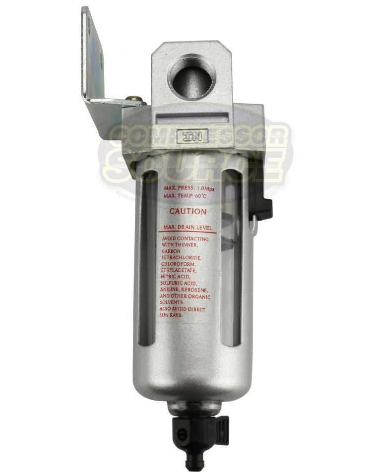 3/8" Compressed Air In Line Moisture / Water Filter Trap