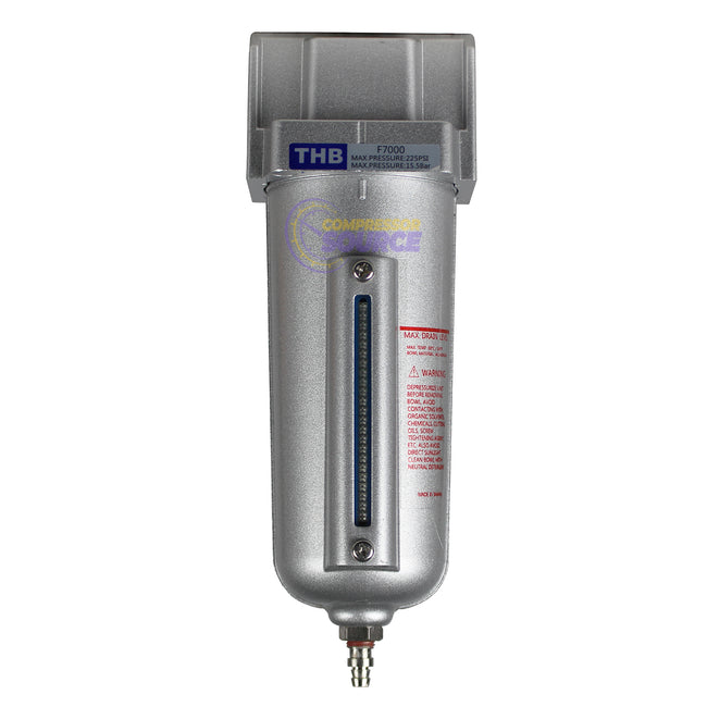 THB 3/4" Compressed Air In Line Moisture Water Filter Trap F706N
