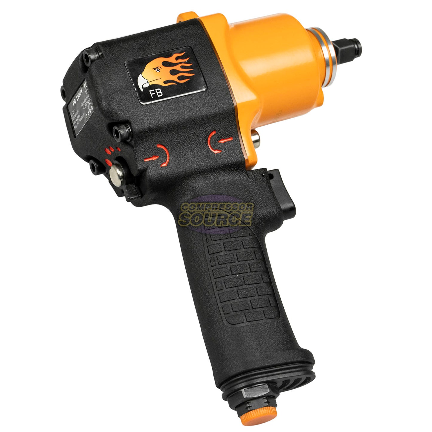 3/8" Drive Compressed Air Impact Wrench 230 Ft/Lbs 230 NM Twin Hammer 11,500 RPM