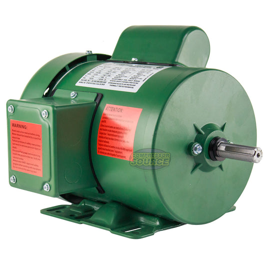 1/2 HP Single Phase Farm Duty Electric Motor 1725 RPM 56 Frame 115/230V TEFC