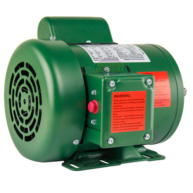 1/2 HP Single Phase Farm Duty Electric Motor 1725 RPM 56 Frame 115/230V TEFC
