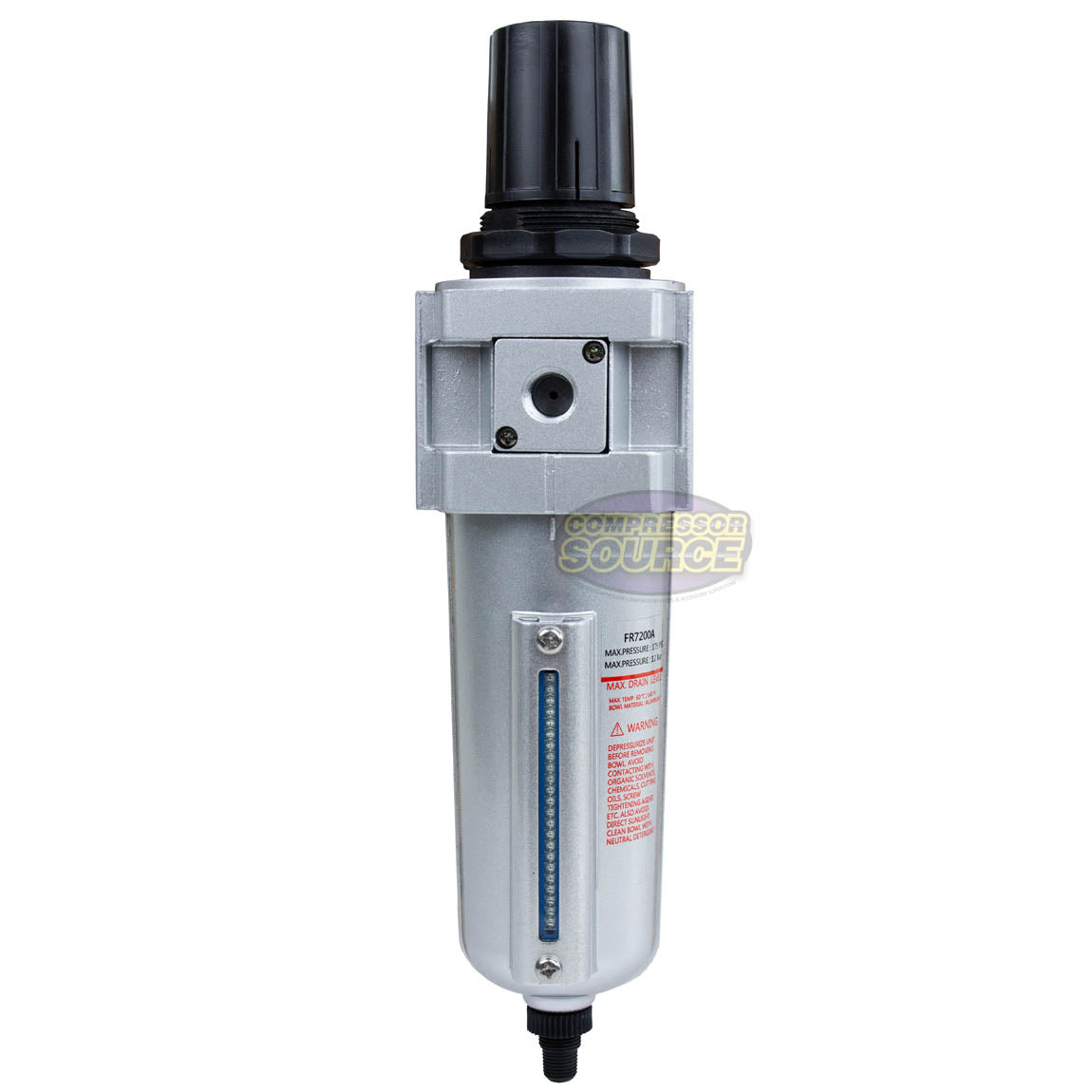 1/2" Air Pressure Regulator & Filter Combo with Gauge & Auto Float Drain