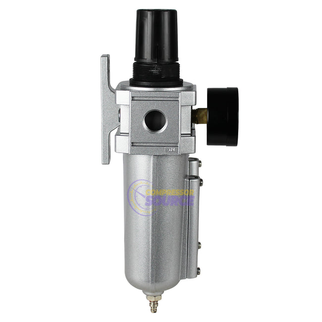 1/2" Compressed Air In Line Filter, Regulator, Oiler Lubricator, Combo FRL724N
