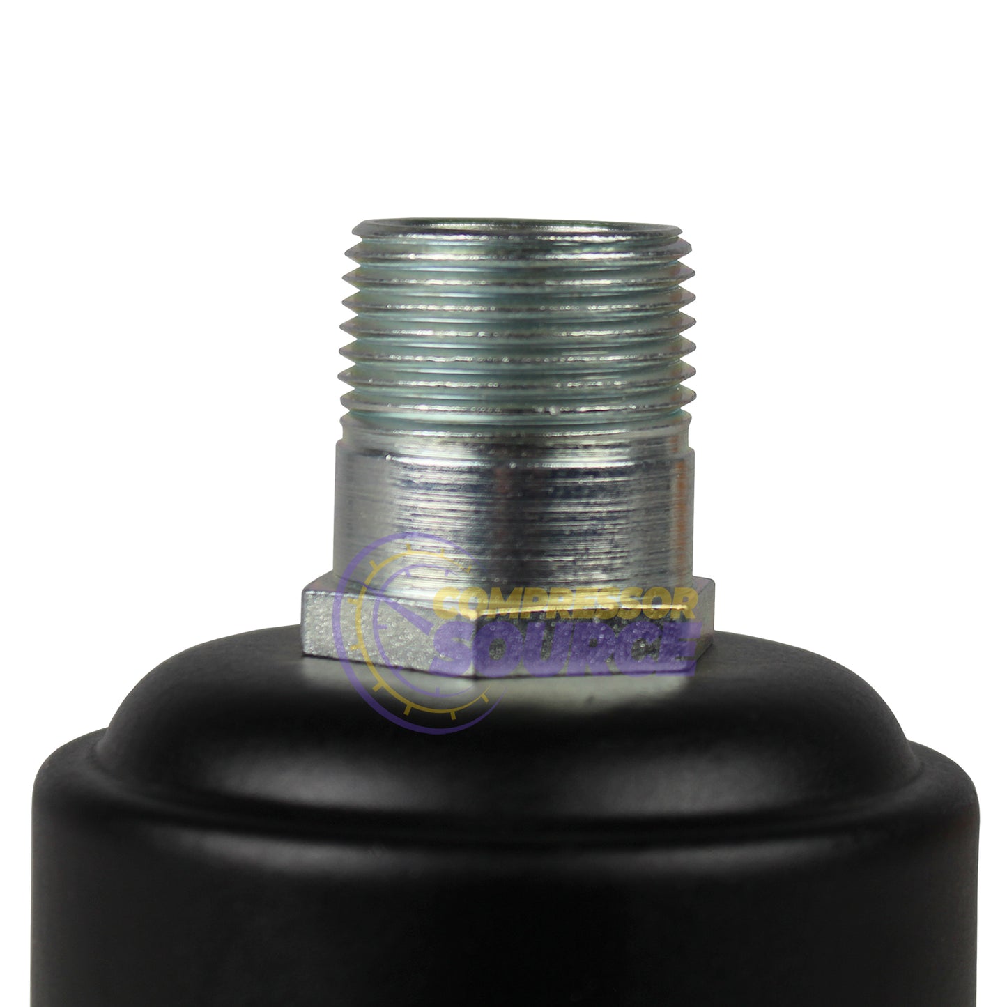 Solberg 3/4" NPT Air Compressor Intake Filter Silencer Metal Housing Canister with Filter FS-06-075