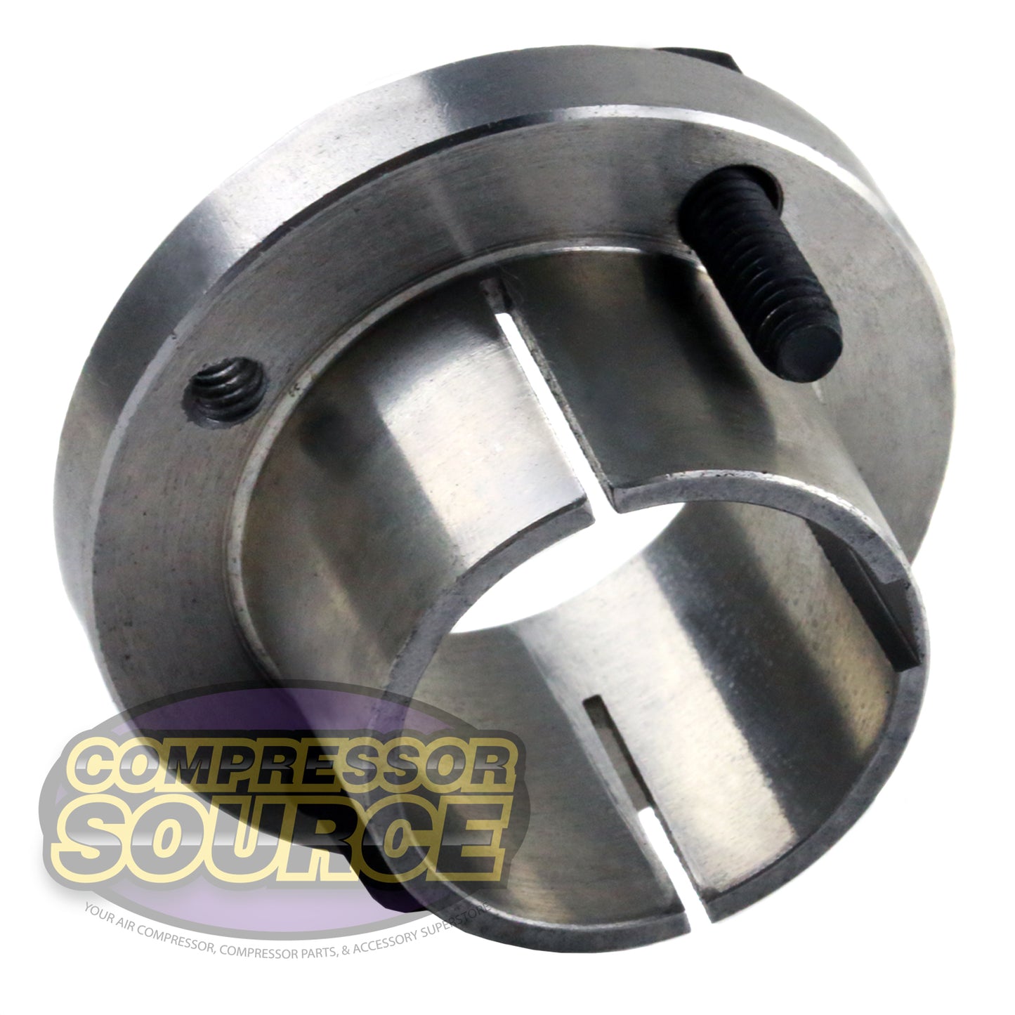 Steel 1-3/8" Keyed Bore Split Taper H-Style Bushing for use with Pulley/Sheave