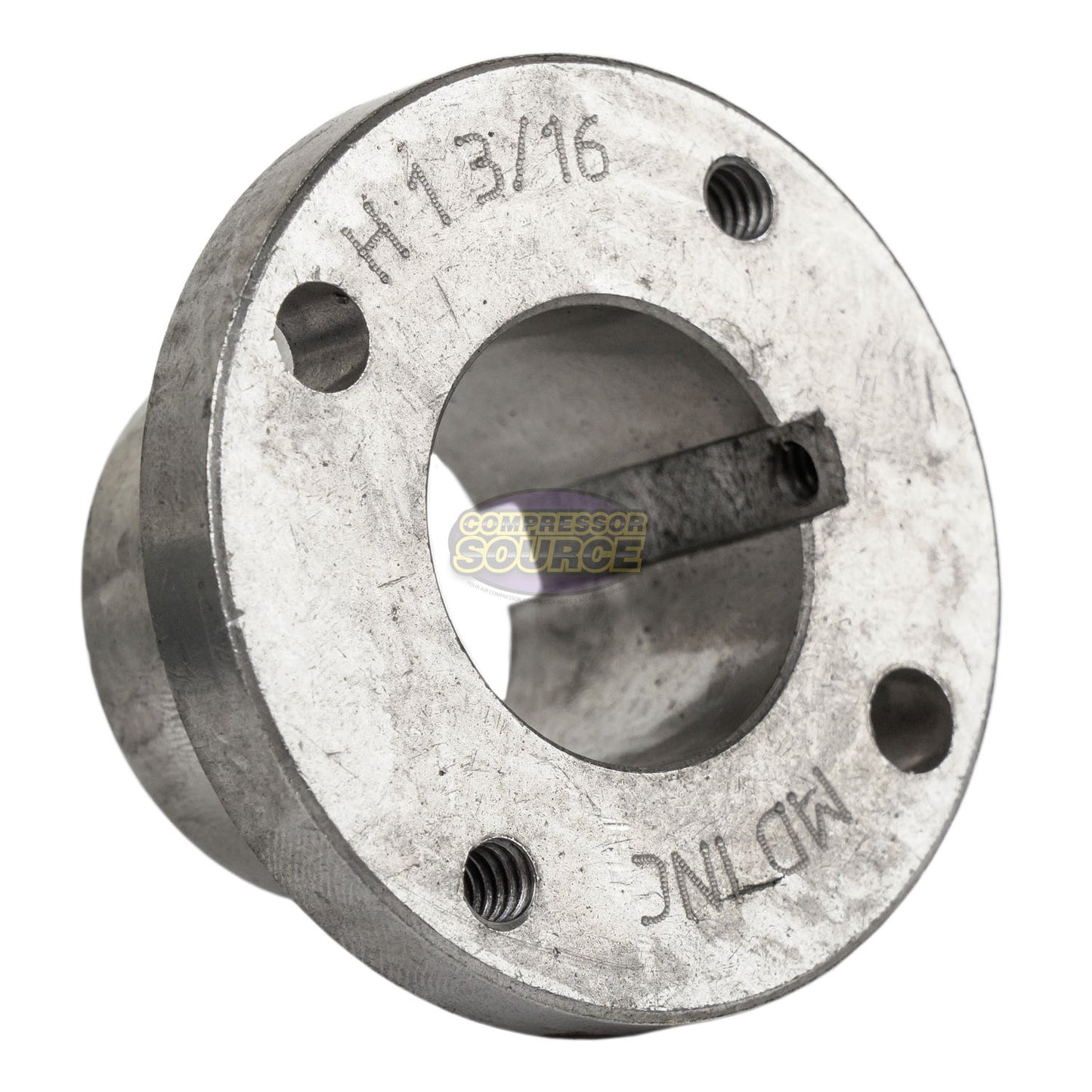 Cast Iron 6" Single Groove Belt A Section 4L Pulley with 1-3/16" Sheave Bushing