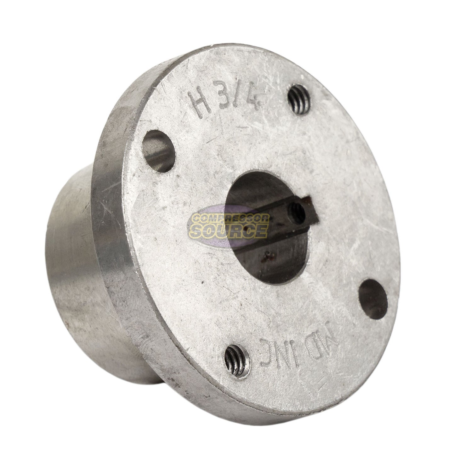 Cast Iron 6" Single Groove Belt A Section 4L Pulley with 3/4" Sheave Bushing