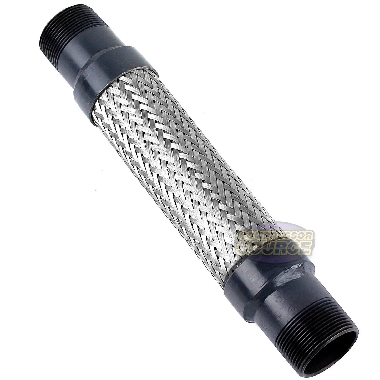 1.5" x 12" Stainless Steel Compressed Air Line Metal Flex Hose Compressor Tube