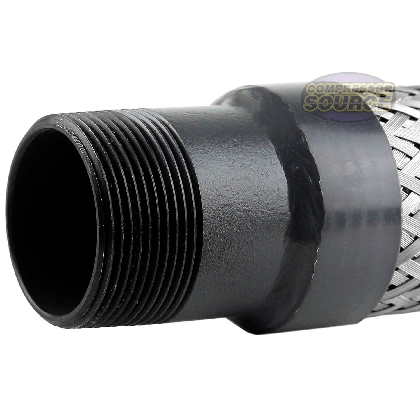 1.5" x 18" Stainless Steel Compressed Air Line Metal Flex Hose Compressor Tube