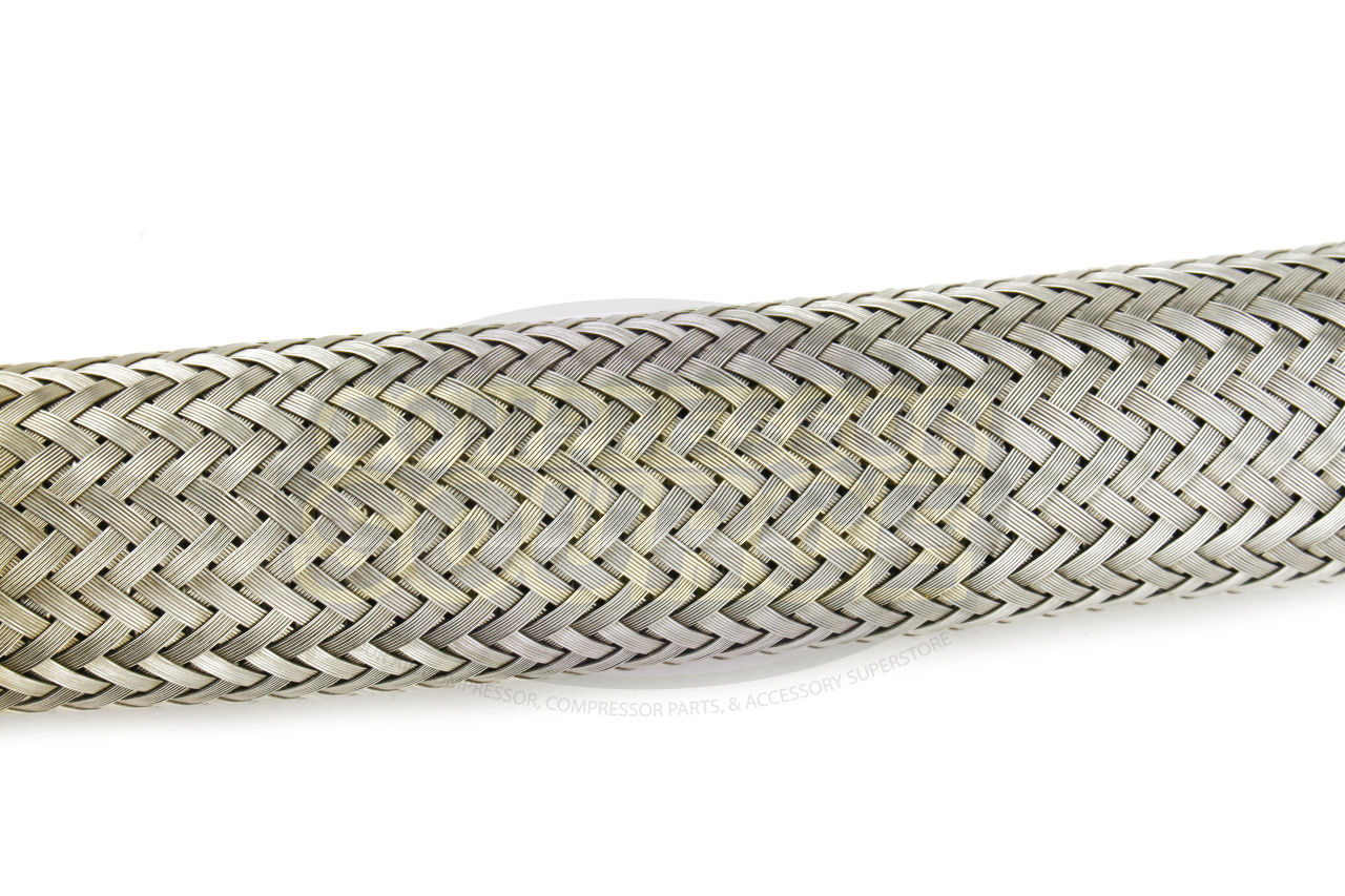 1/2" x 18" Stainless Steel Compressed Air Line Metal Flex Hose Tubing