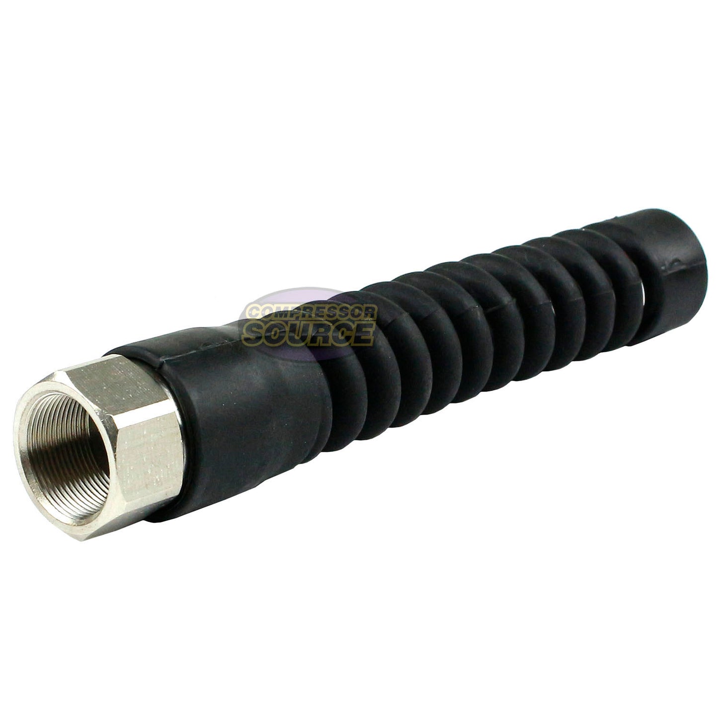 Compressor Source Striper Flex 3/8" Hose End Replacement with 1/4" Male NPT