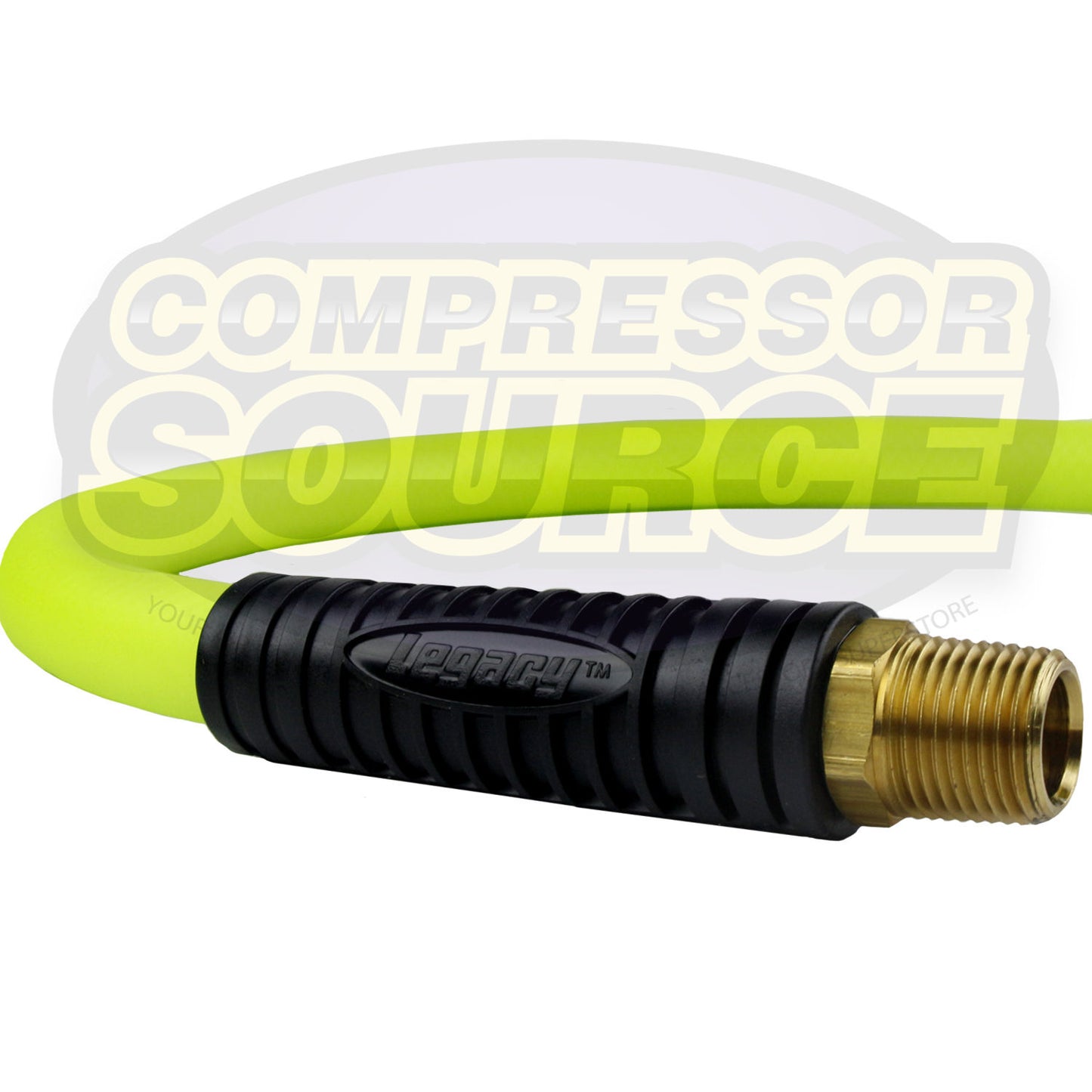 Flexzilla New 1/2" x 2' FT Air Hose Whip With 1/2' MNPT Swivel End HFZ1202YW4S