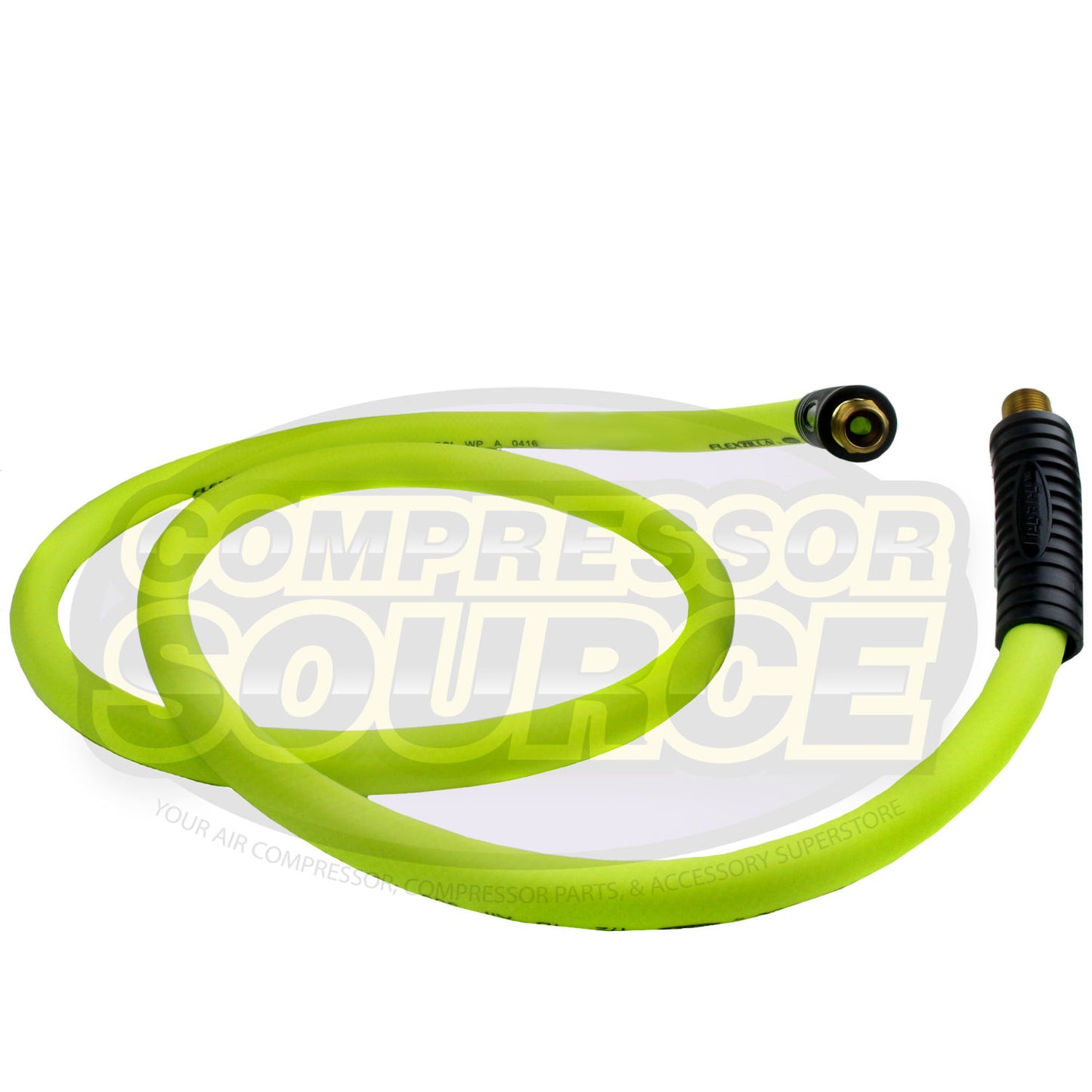 Flexzilla 1/2" x 6' FT Air Hose Whip With 1/2' MNPT Swivel HFZ1206YW4S