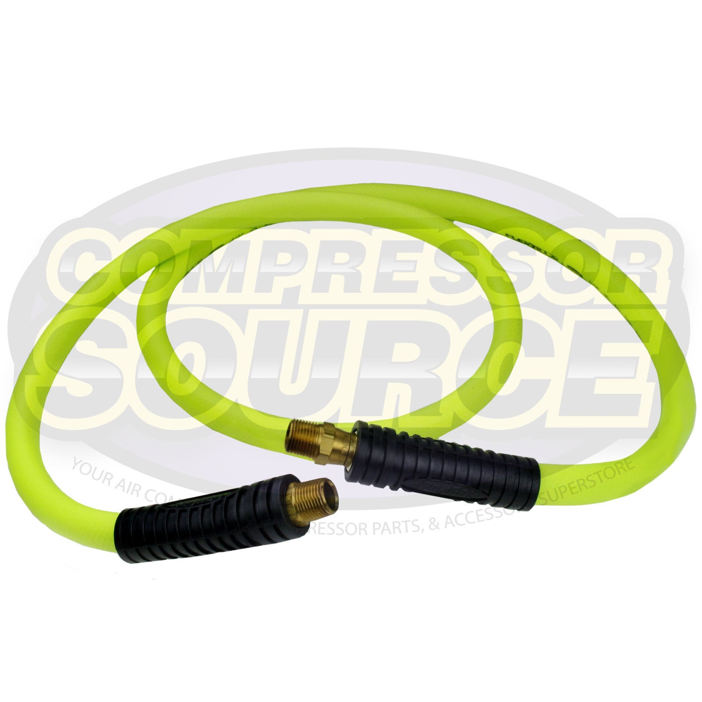 New Flexzilla 1/2" x 6' FT Air Hose Whip With 1/2' MNPT Swivel HFZ1206YW4S