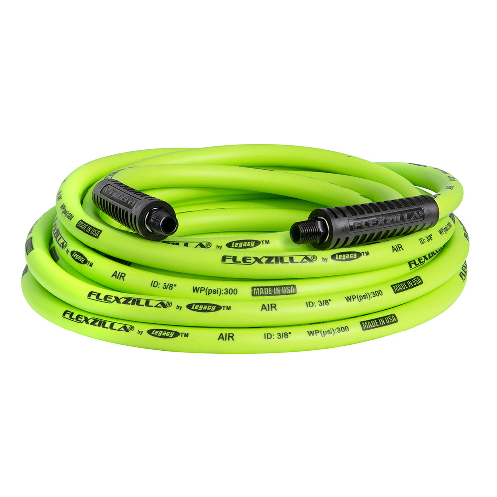 Flexzilla Air Hose 3/8" X 25' 300 PSI Kink Free Legacy Neon Green HFZ3825YW2