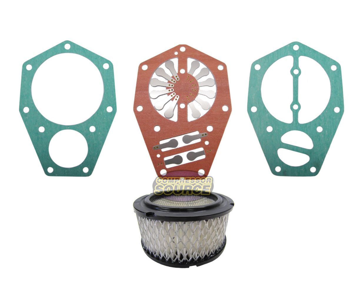 Campbell Hausfeld Speedaire TF Series Head Rebuild Kit w/ Air Filter