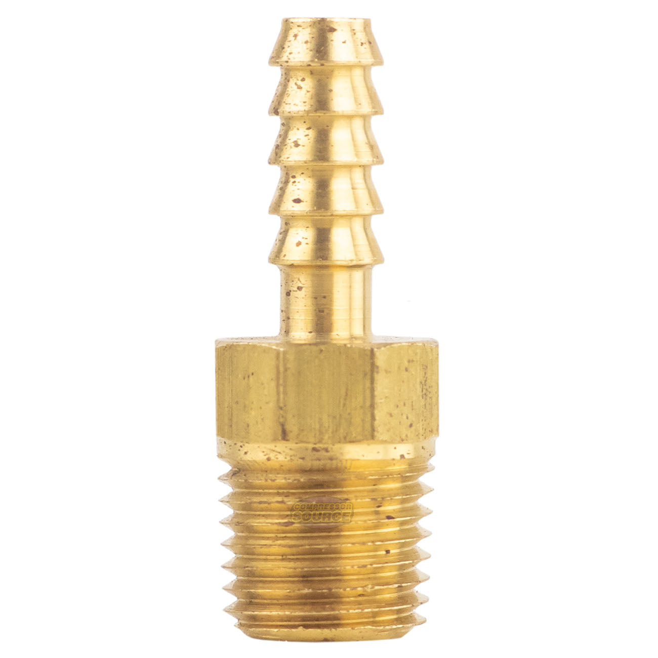 Brass Hose Barb 1/4" Male NPT for 1/4" ID Hoses Barbed Fitting Air Fuel Water