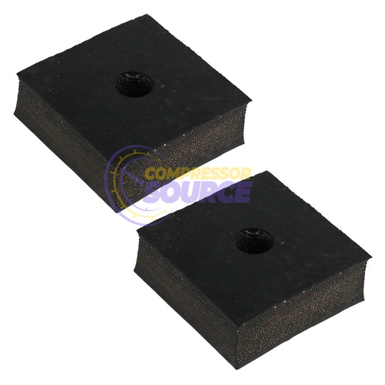 3" x 3" x 1" Anti-Vibration Pads - 2 Pack