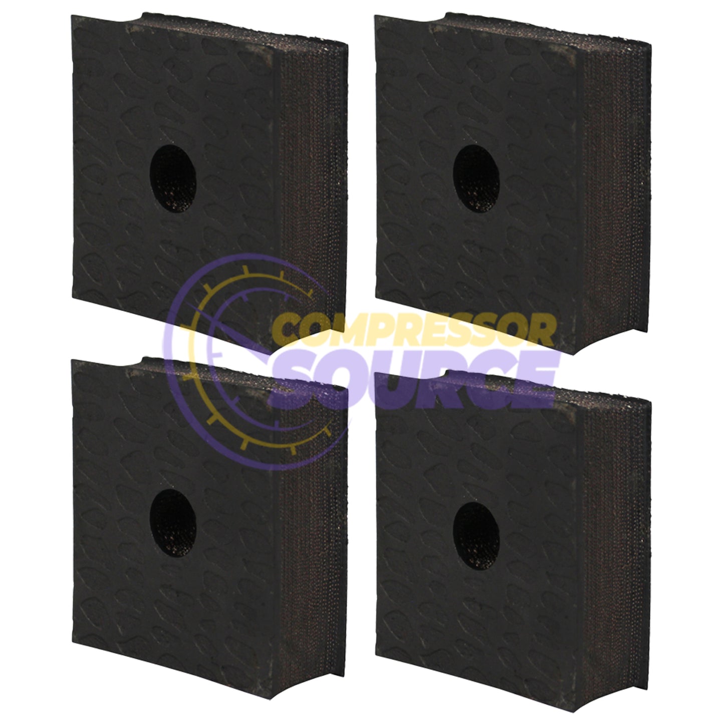 3" x 3" x 1" Anti-Vibration Pads 4-Pack