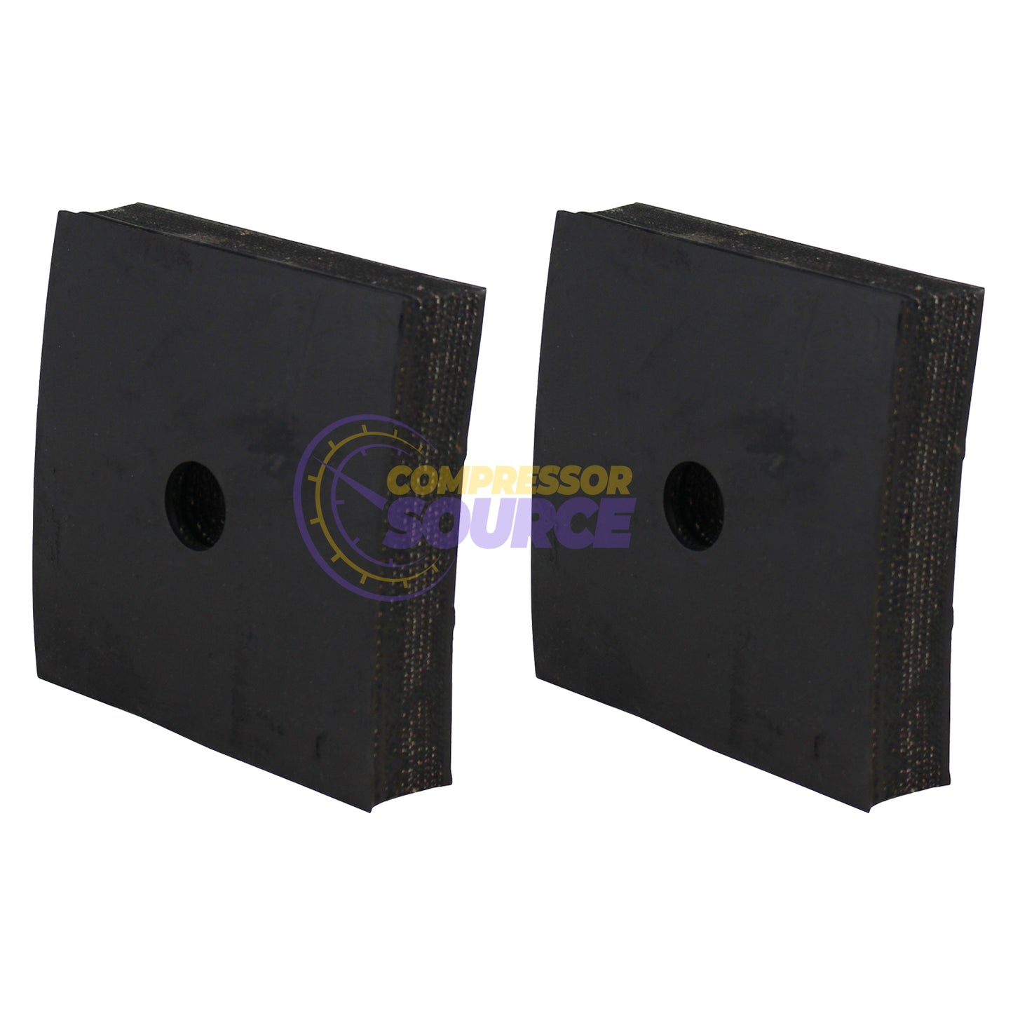 4" x 4" x 1" Anti-Vibration Pad 2-Pack