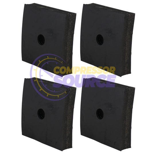 4" x 4" x 1" Anti-Vibration Pads 4-Pack