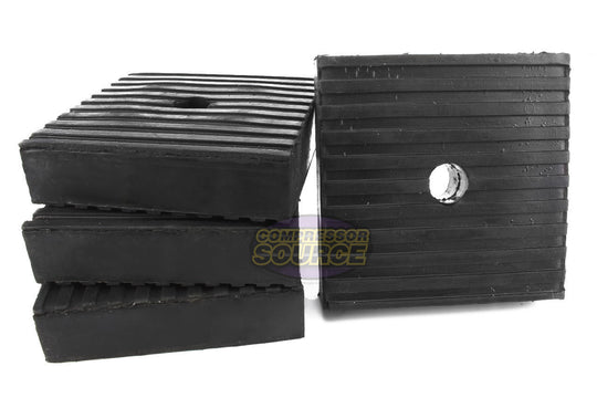 4x4x1 Anti Vibration Pad Noise Reducing Heavy Duty Rubber Washing Machine 4 Pack