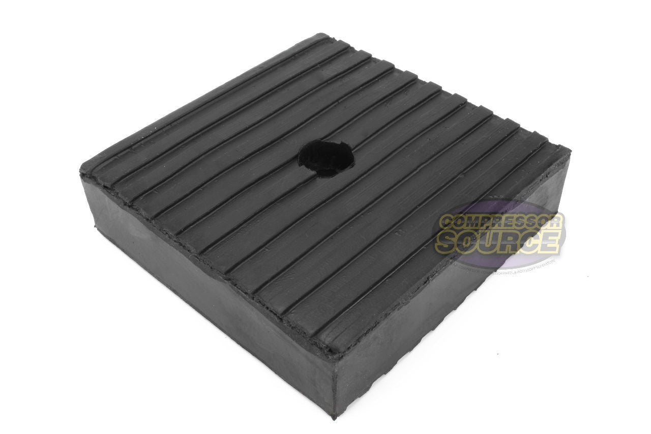 4x4 Anti Vibration Pad Noise Reducing Heavy Duty Rubber for Air Compressors, Washing Machines, and HVAC Single