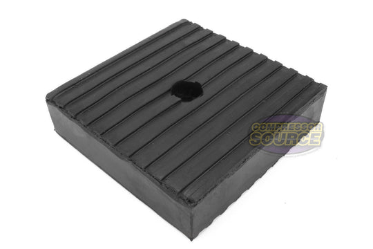4x4 Anti Vibration Pad Noise Reducing Heavy Duty Rubber for Air Compressors, Washing Machines, and HVAC Single