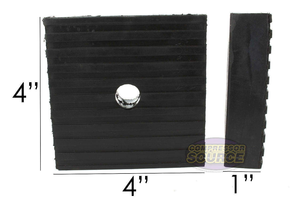 3 4x4x1 Anti Vibration Noise Reducing Pad Heavy Duty Rubber Washing Machine Gyms