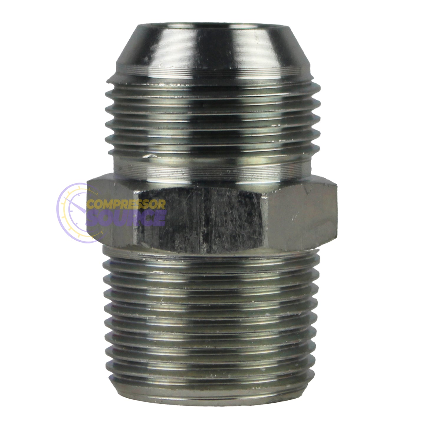 1" Male Flare x 1" MNPT Straight Adapter Fitting for 1" OD J08MF08MX