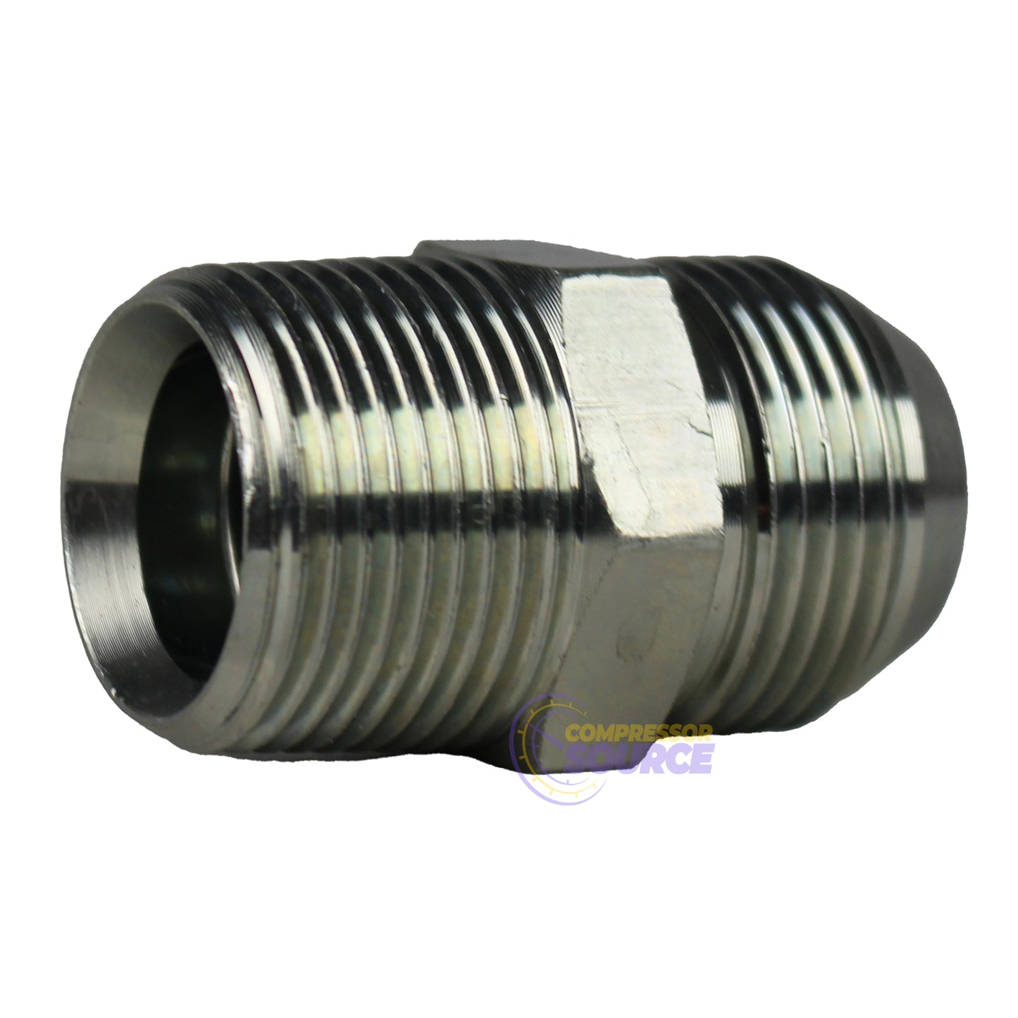 1" Male Flare x 1" MNPT Straight Adapter Fitting for 1" OD J08MF08MX