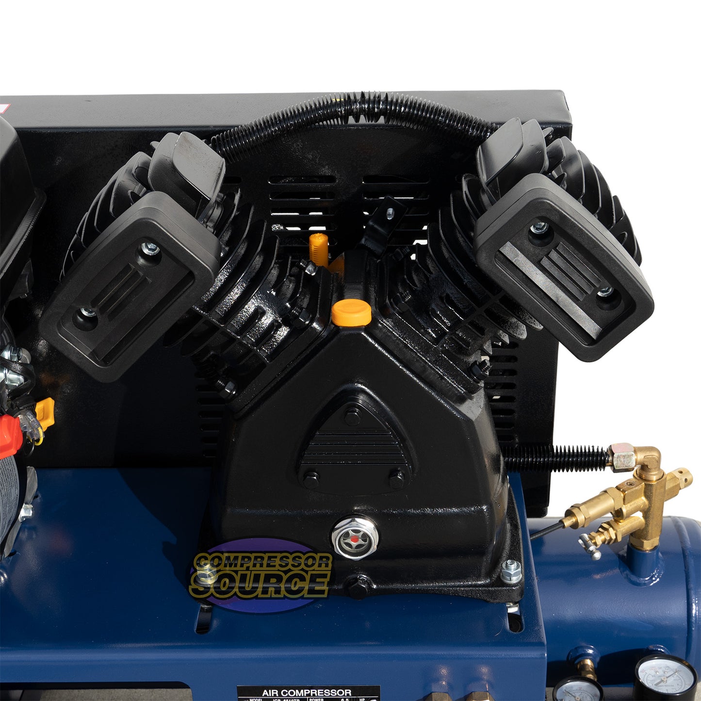 10-Gallon Wheelbarrow Air Compressor 12.5 CFM w/Gas Engine JCB-6508G (6538T)