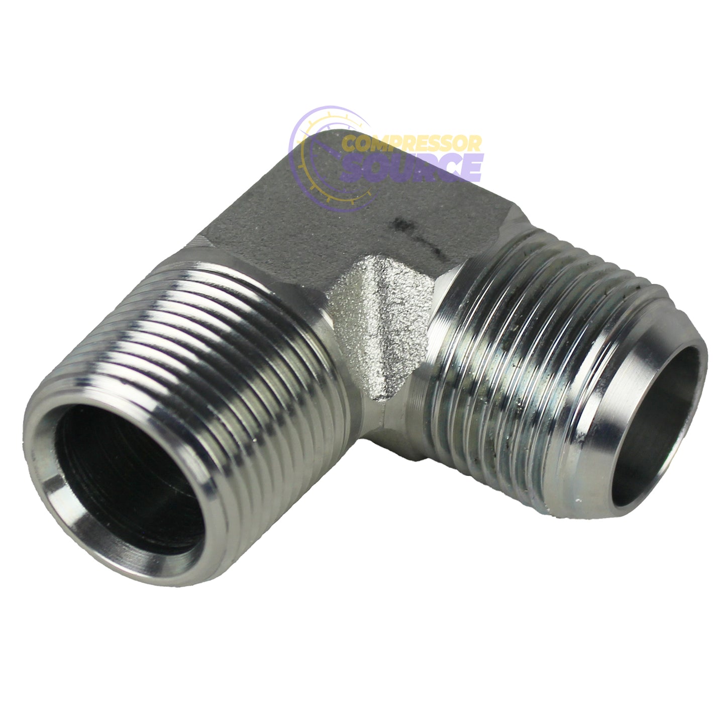 1" Male Flare x 1" MNPT Elbow Adapter for 1" OD JL08MF08MX