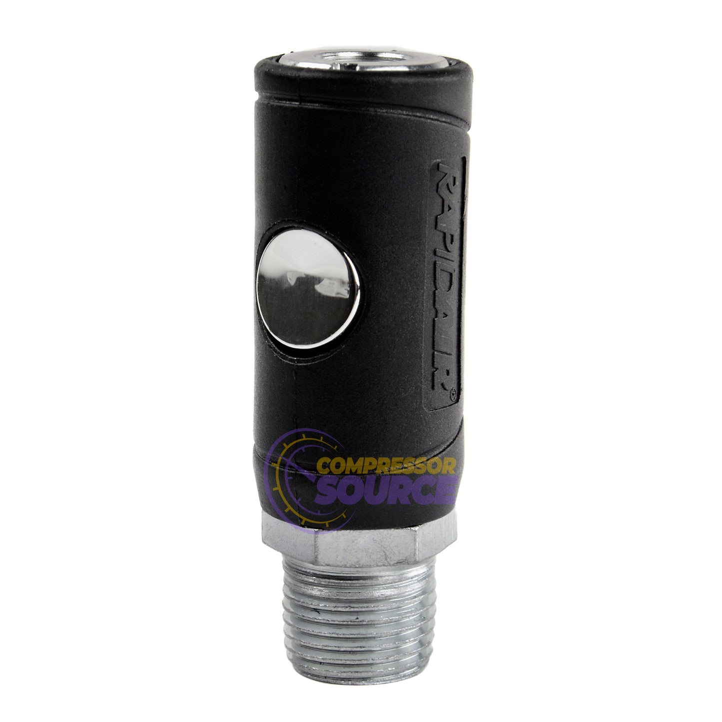 1/2" MNPT Air Coupler 1/4" Body  Push Button Release Industrial Style Safety Plug
K7241