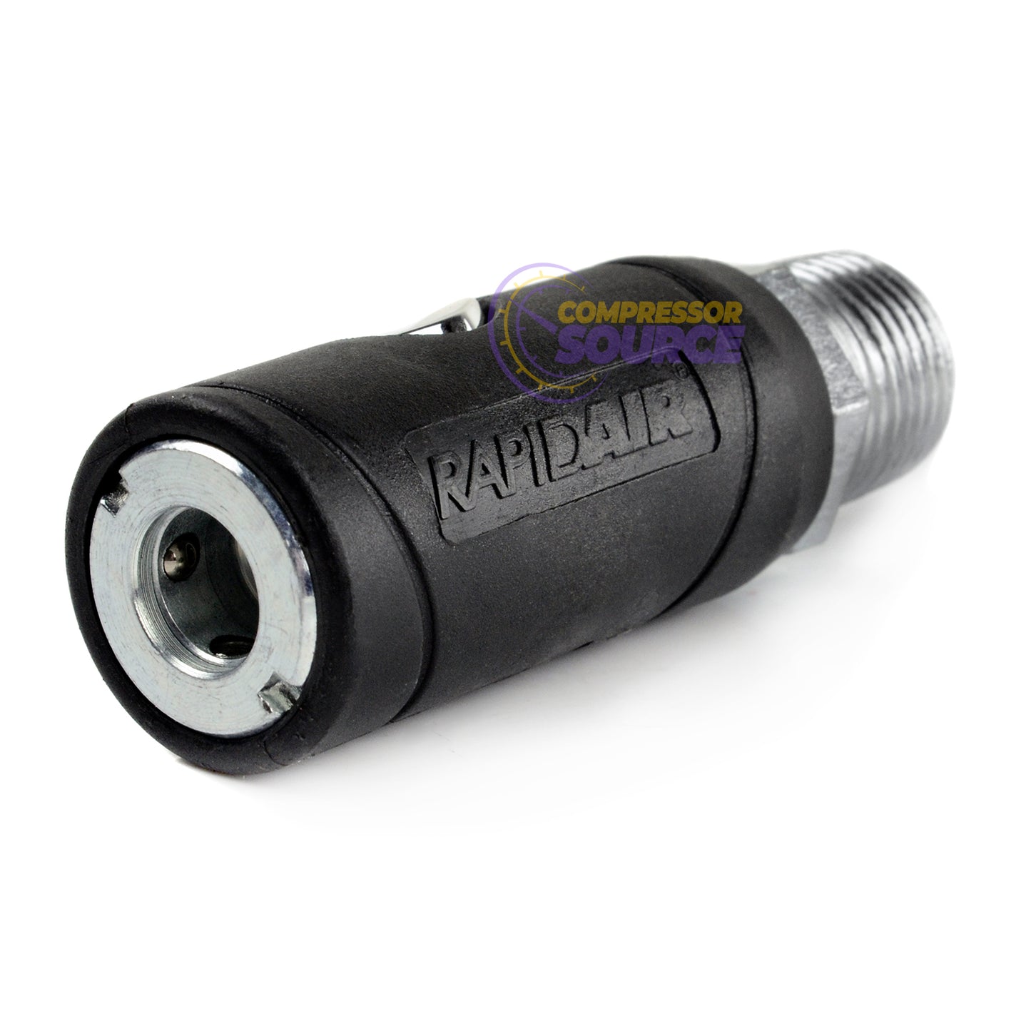 1/2" MNPT Air Coupler 1/4" Body  Push Button Release Industrial Style Safety Plug
K7241