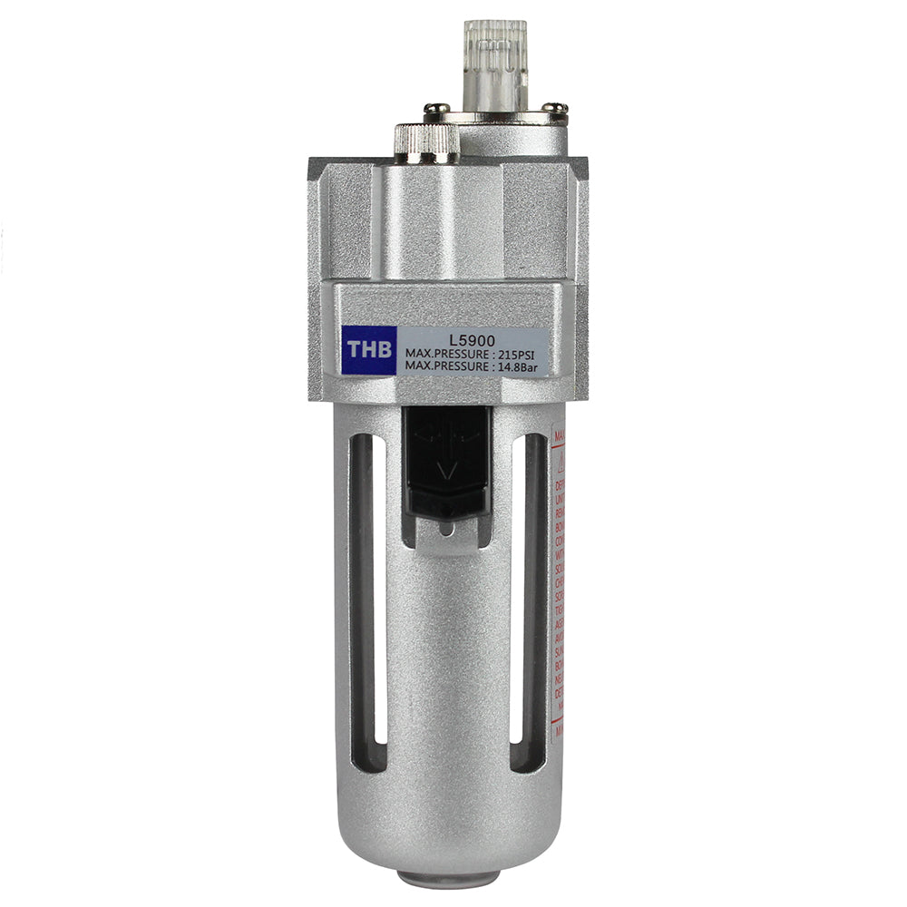 1/4" Compressed Air Lubricator with Mounting Bracket 215 Max PSI L502N