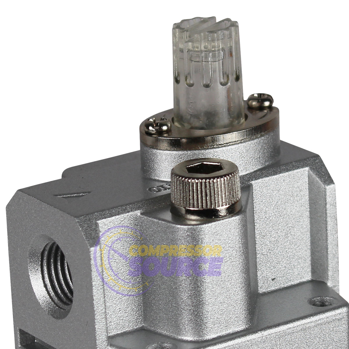1/4" Compressed Air Lubricator with Mounting Bracket 215 Max PSI L502N